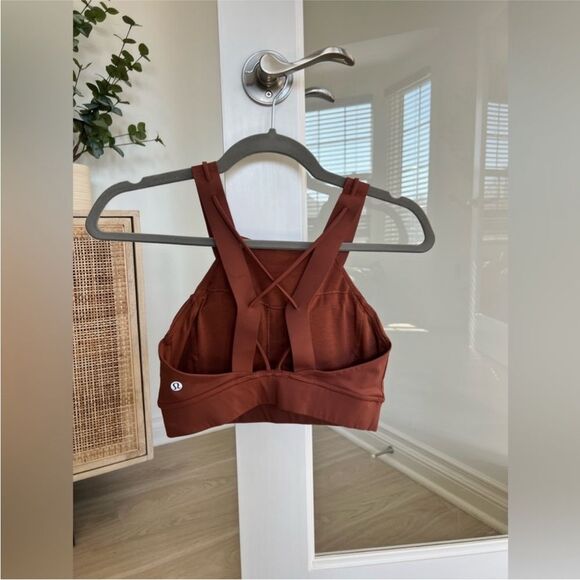 Lululemon Size 2 W2CNUS Strong at Heart Bra Medium Support Ancient Copper - Picture 7 of 9